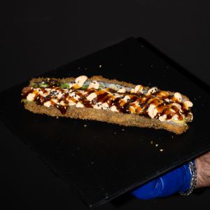 Maki Hot Dog de salmón