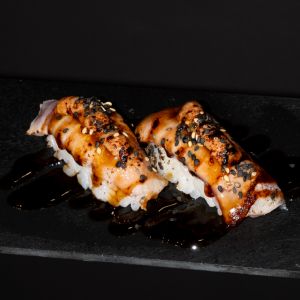 Nigiri de atún con foie